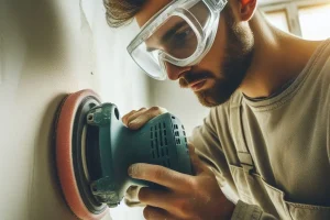 ¿Cómo lijar una pared de yeso para pintar?