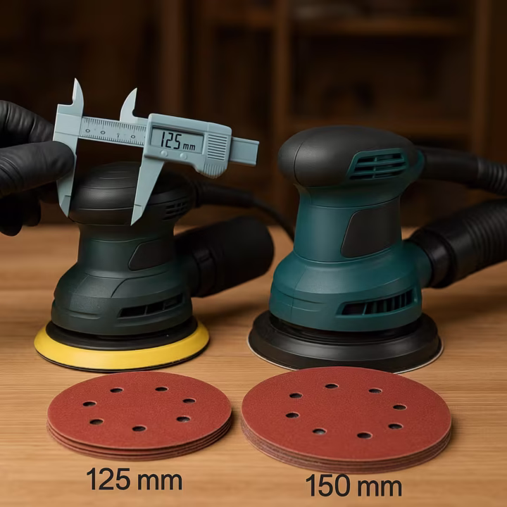 Lijadora 125 mm vs 150 mm: diferencias reales y cuál elegir