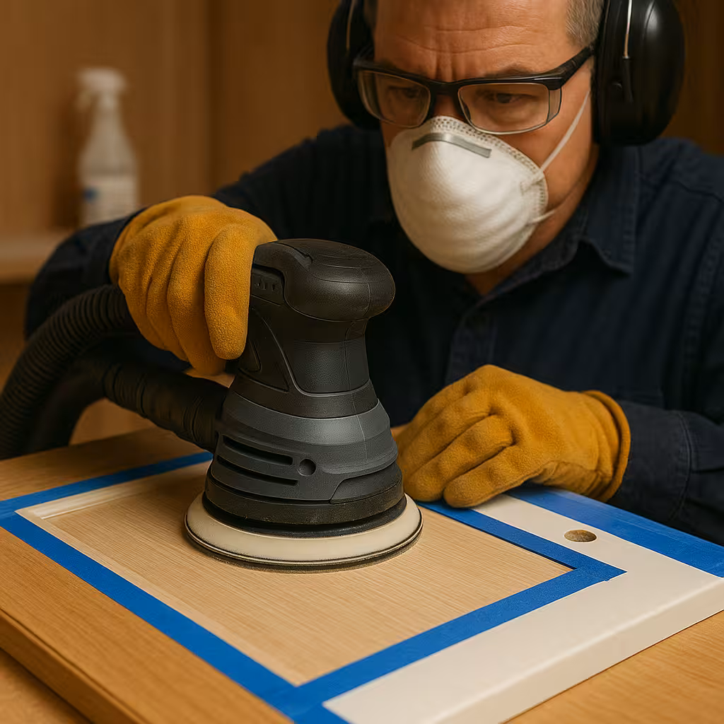 Lijar muebles antes de pintar: madera, chapa y melamina sin morder cantos