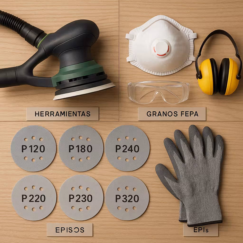 Faqs sobre lijado herramientas, granos y seguridad