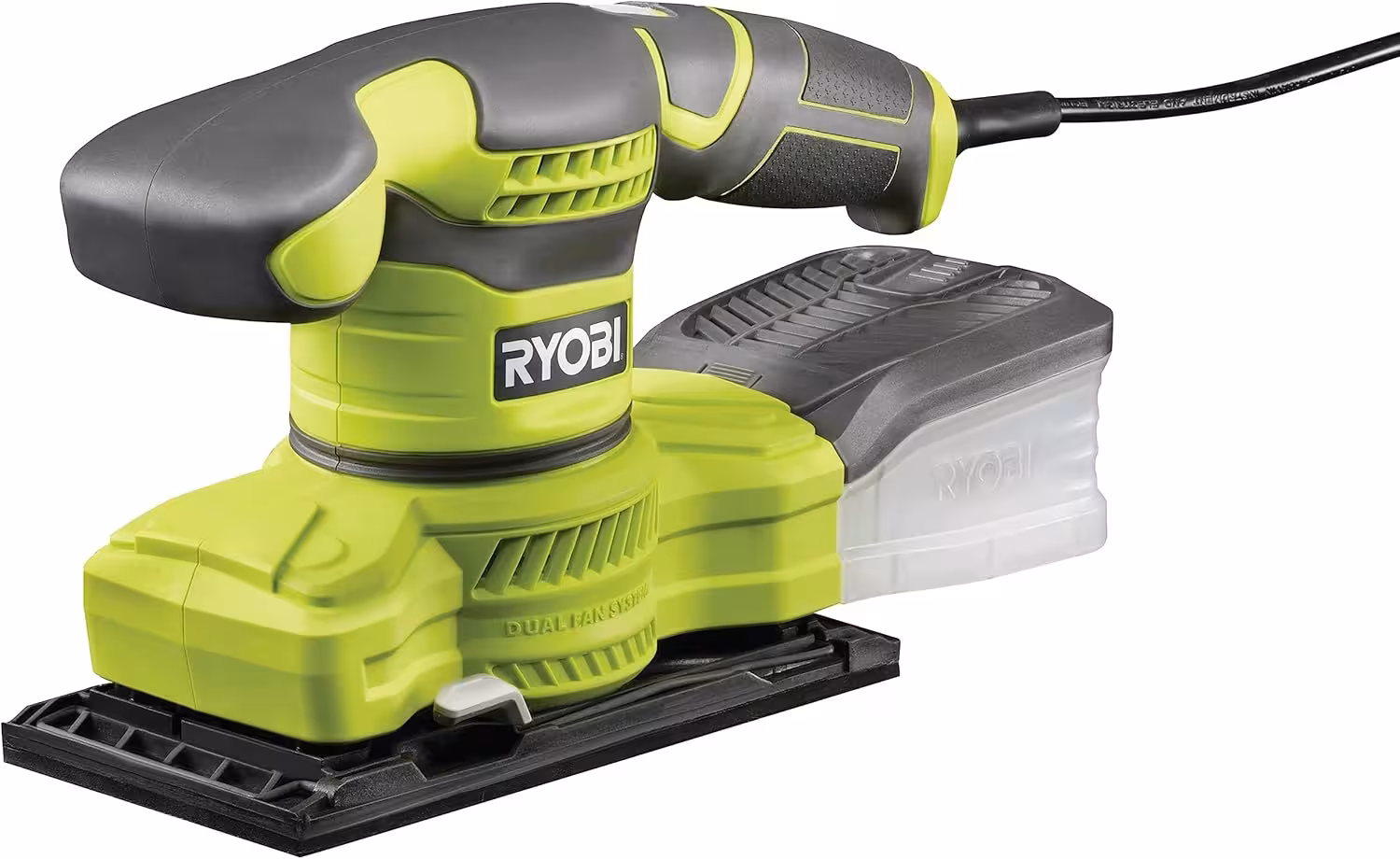 Ryobi RSS200 200 W con base 93×185 mm y opción de papel 93×230 mm con pinzas.