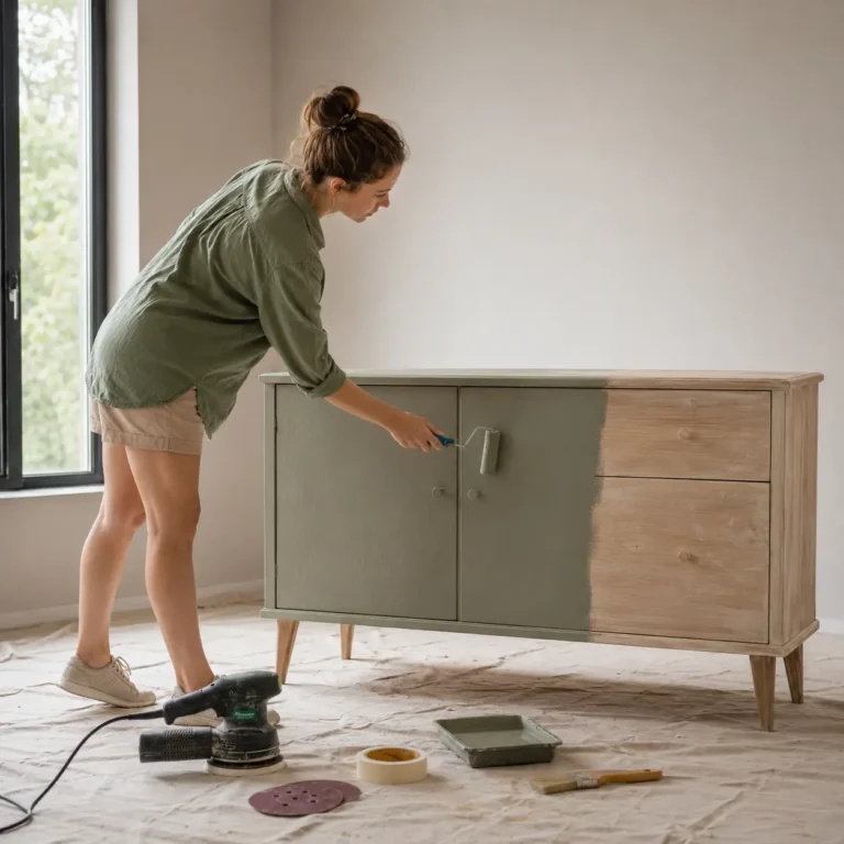 cómo lijar muebles de melamina