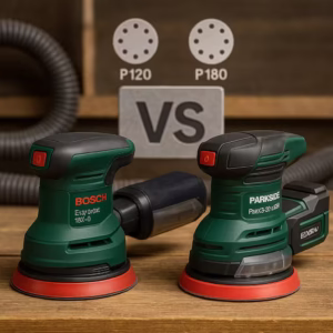 Bosch EasyOrbit 18V-10 vs Parkside PAEXS 20-Li B2 (Ø125, 18–20 V)