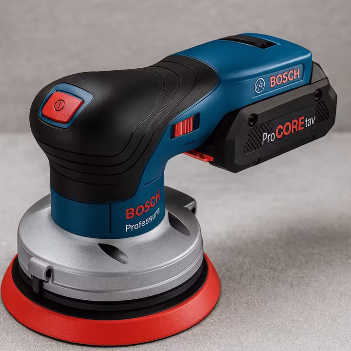 Bosch GEX 18V-125 órbita 2,5 mm, 12–20k OPM