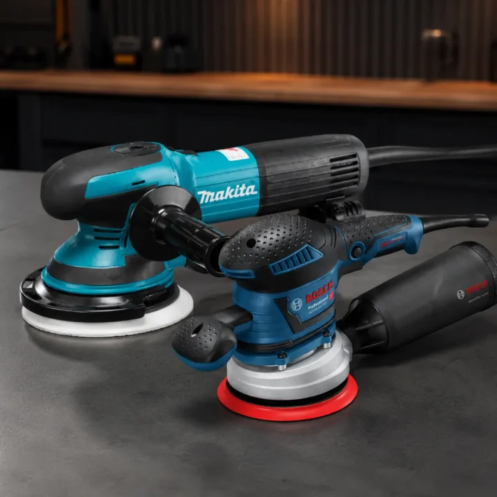 Comparativa Bosch GEX 40-150 vs Makita BO6050J