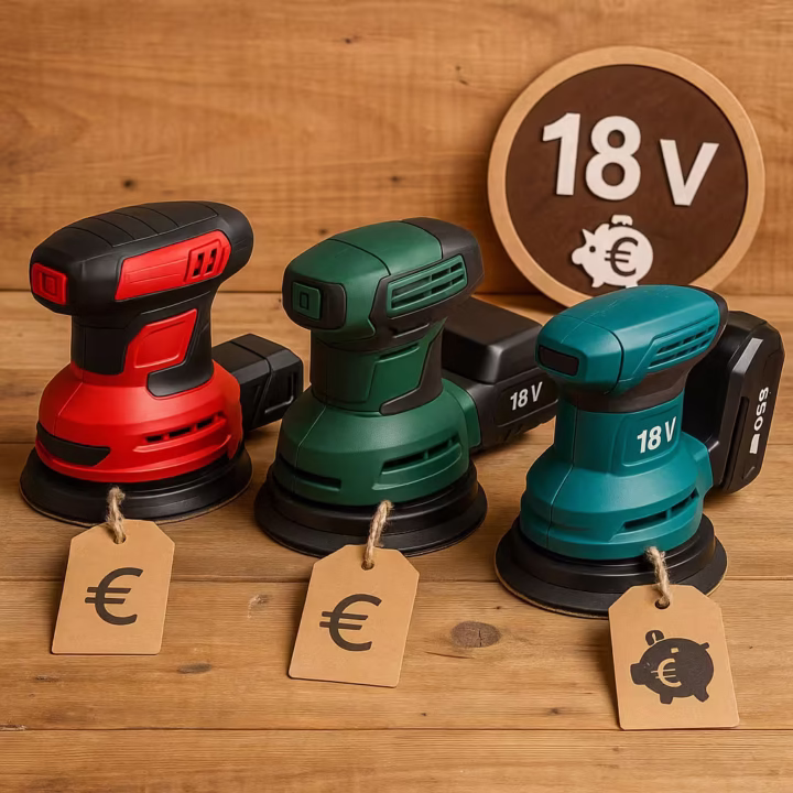 Comparativa de excéntricas Ø125 a batería económicas pros y contras, tabla técnica y para quién compensa cada modelo.