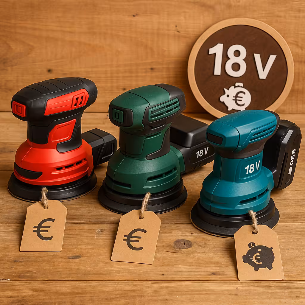 Comparativa de excéntricas Ø125 a batería económicas pros y contras, tabla técnica y para quién compensa cada modelo.