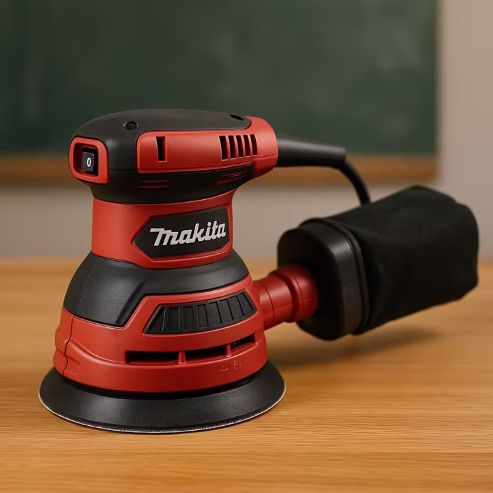 Configuración ideal de velocidad en la lijadora Makita M9204