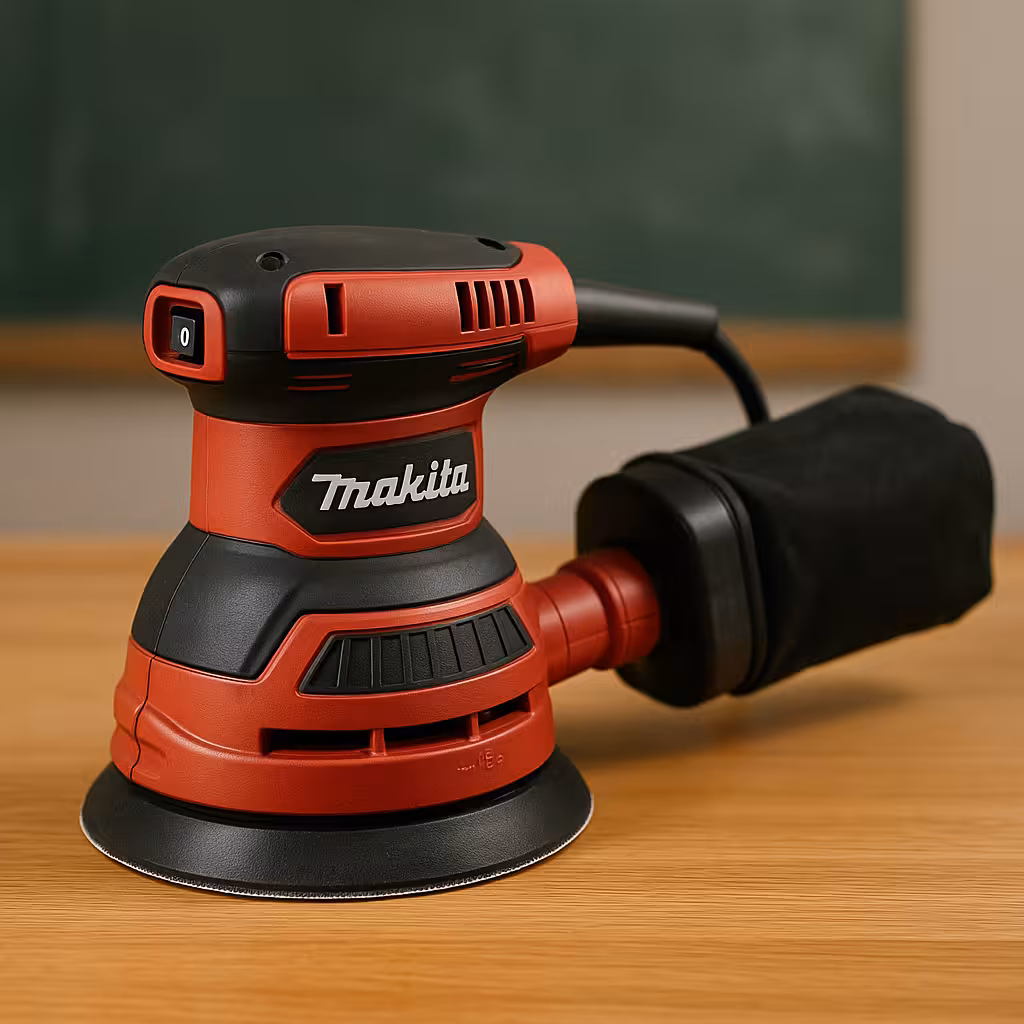 Configuración ideal de velocidad en la lijadora Makita M9204
