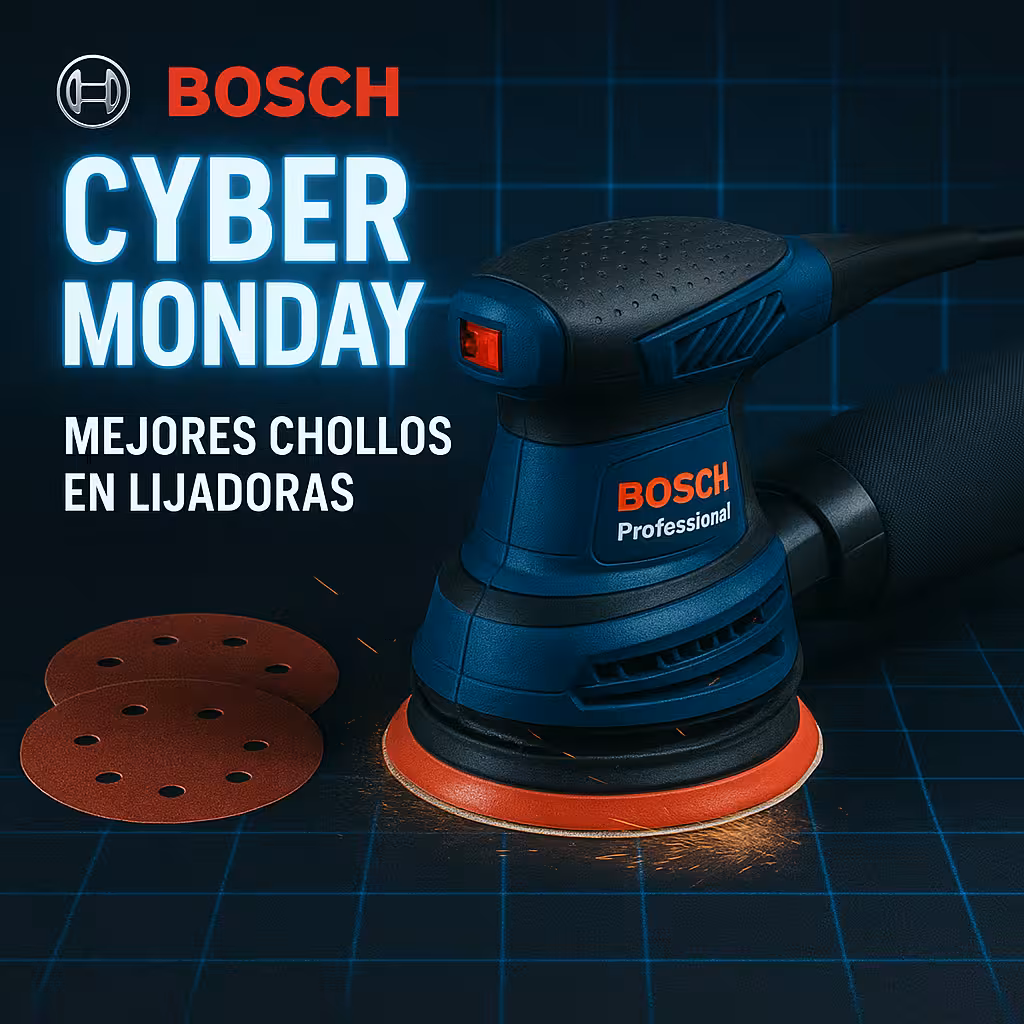 Cyber Monday Bosch Professional mejores chollos en lijadoras