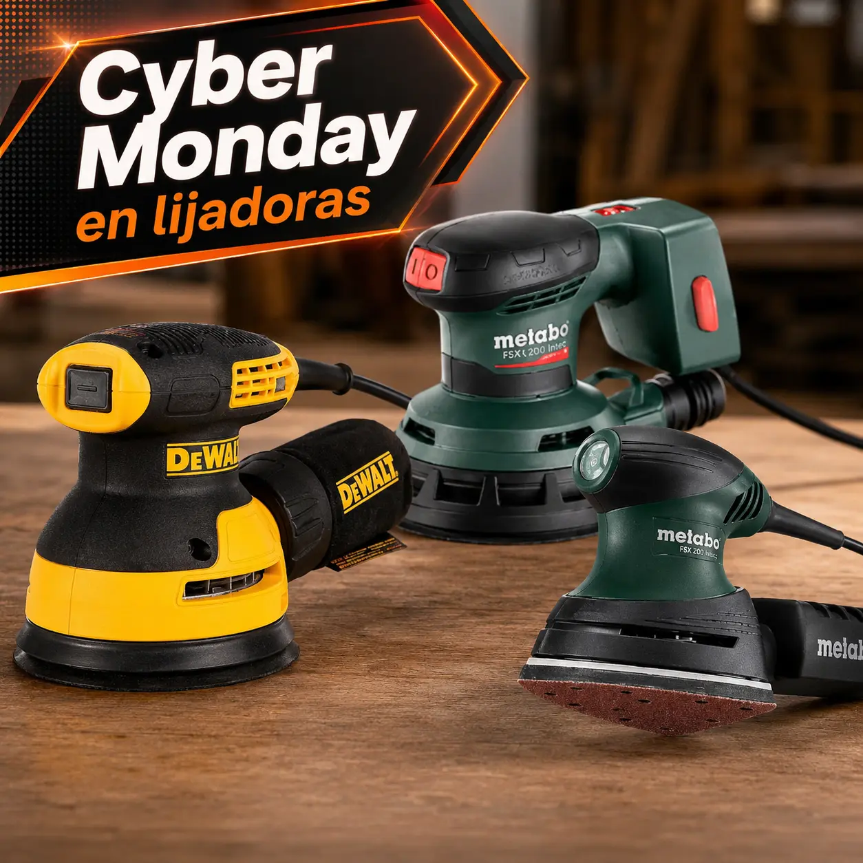 Lijadora exc&eacute;ntrica DeWalt DWE6423 para ofertas Cyber Monday