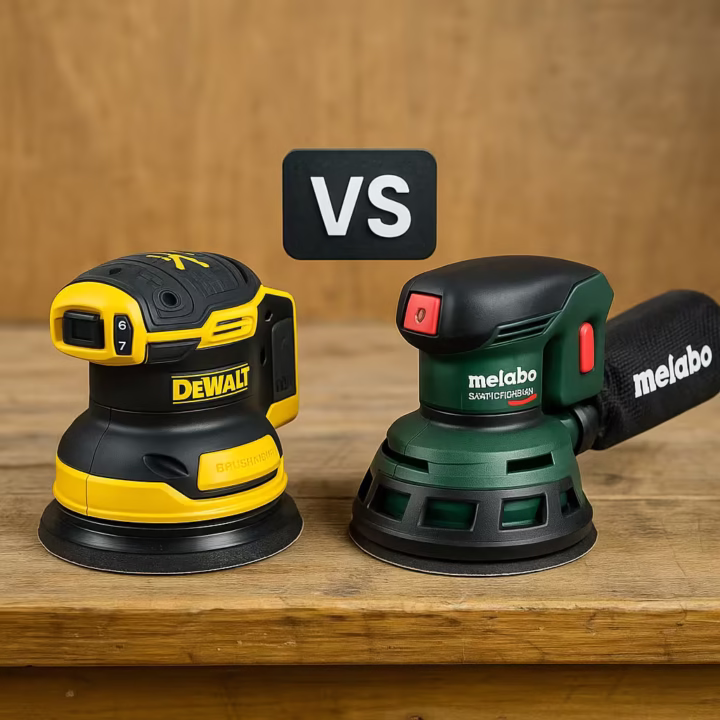 DeWalt DCW210N vs Metabo SXA 18 LTX 125 BL ¿cuál comprar en 18 V Ø125