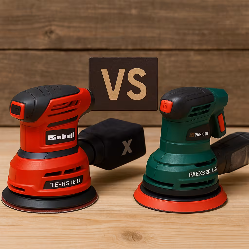 Einhell TE-RS 18 Li vs Parkside PAEXS 20-Li B2 (Ø125, 18–20 V)