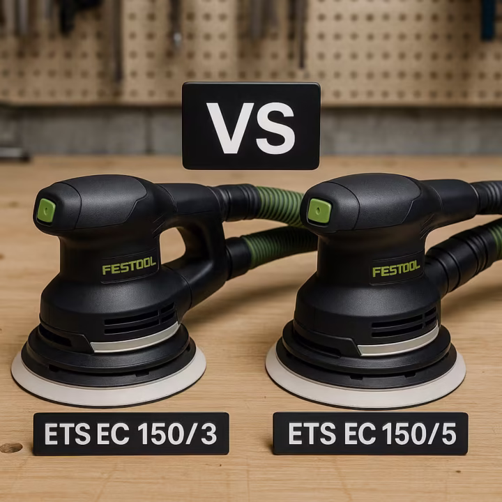 Festool ETS EC 1503 vs 1505 ¿qué órbita elegir