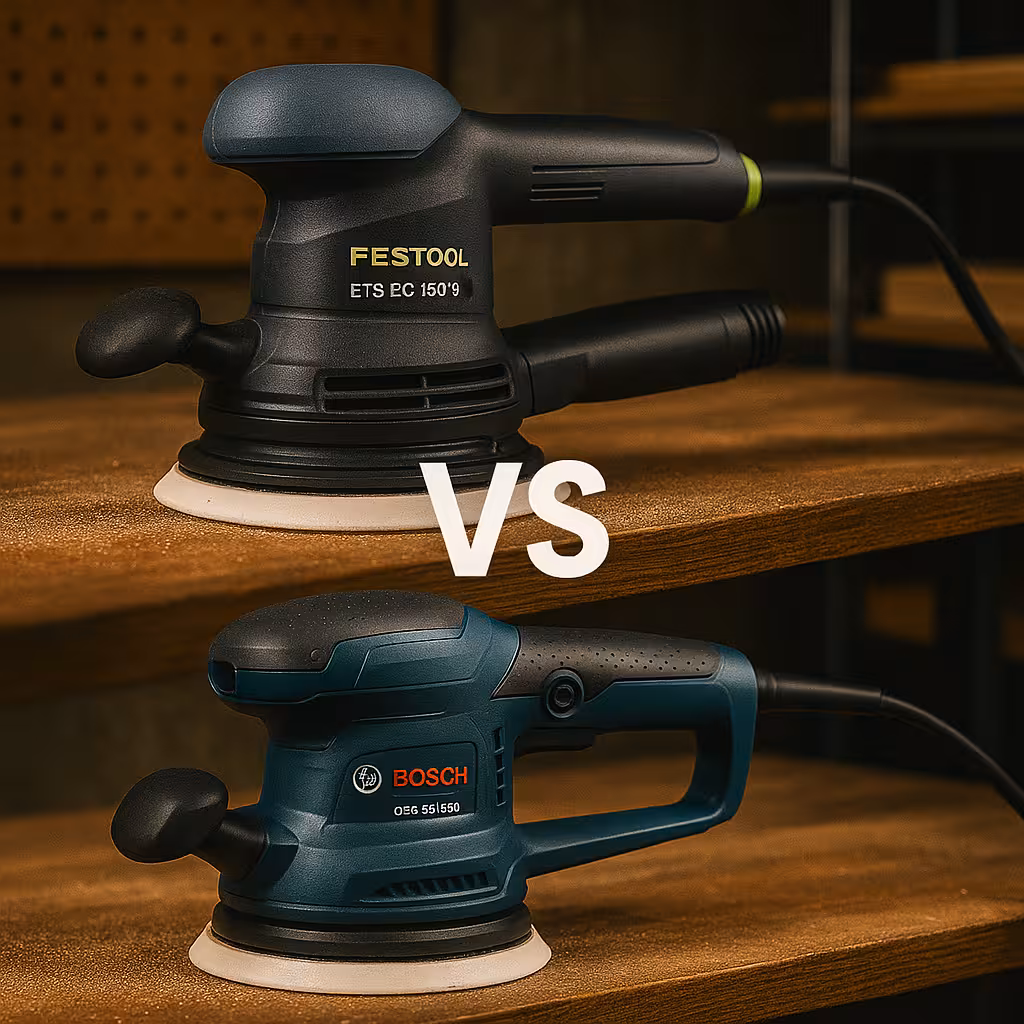Comparativa Festool ETS EC 1503 vs Bosch GEX 40-150