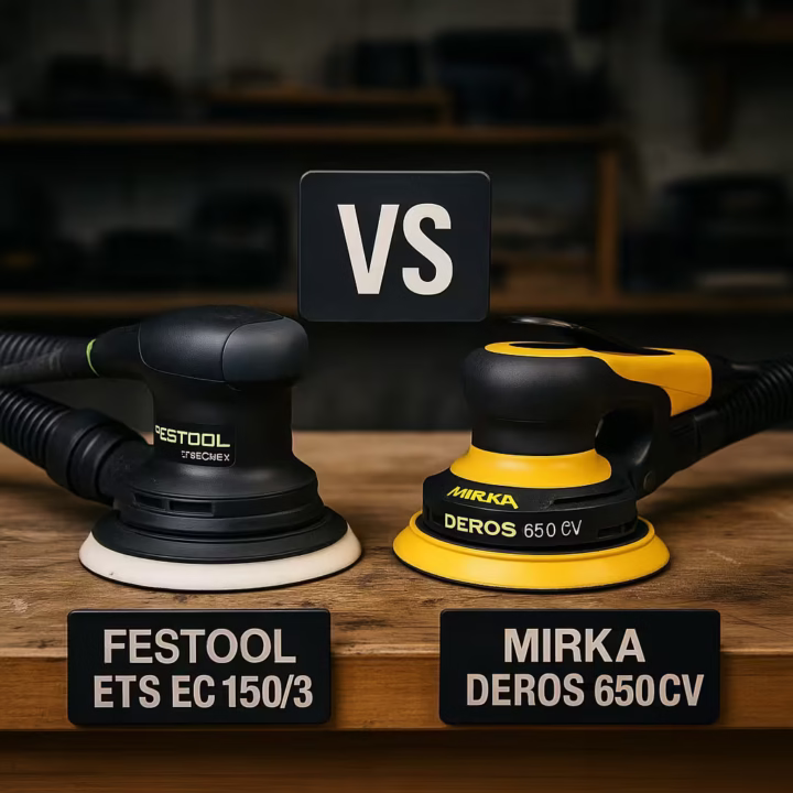 Análisis Festool ETS EC 1503 vs Mirka DEROS 650CV