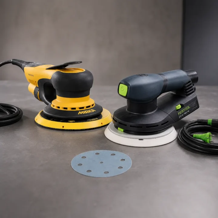 Festool ETS EC 1503 vs Mirka DEROS 650CV (Ø150) diferencias reales