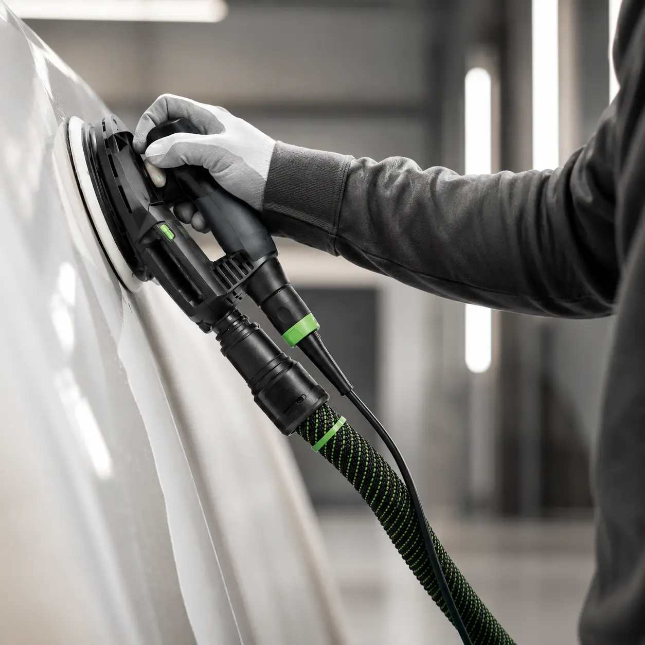 Festool ETS EC 150/3 EQ: lijadora exc&eacute;ntrica &Oslash;150 mm con &oacute;rbita 3 mm para acabado fino