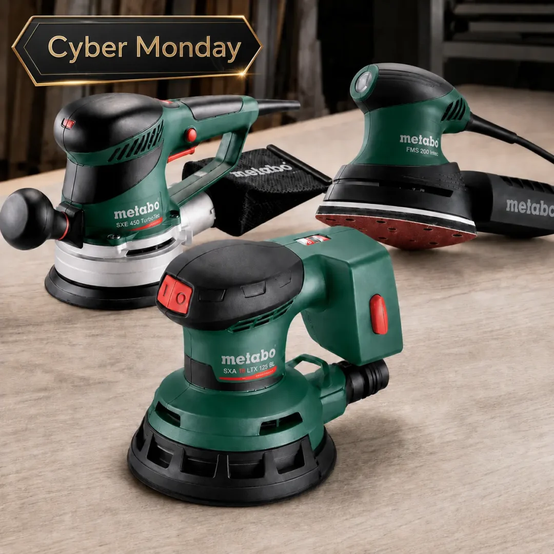 Mejores lijadoras Metabo para vigilar en Cyber Monday