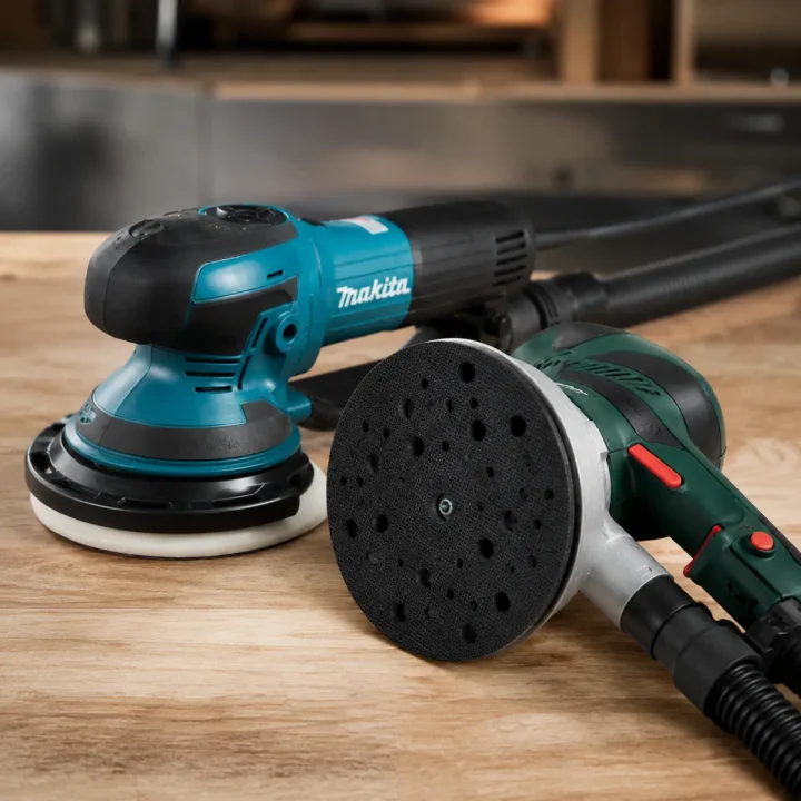 Comparativa Makita BO6050J vs Metabo SXE 450 Turbotec
