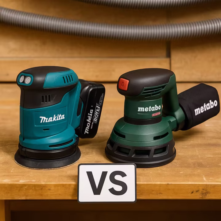 Comparativa Makita DBO180Z vs Metabo SXA 18 LTX 125 BL