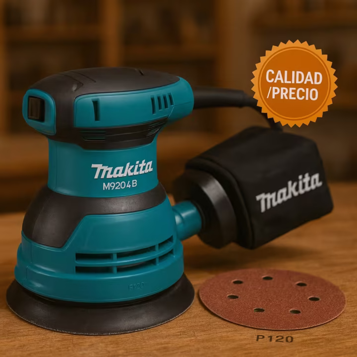Makita M9204B (MT Series) roto orbital 125 mm con gran relación calidadprecio