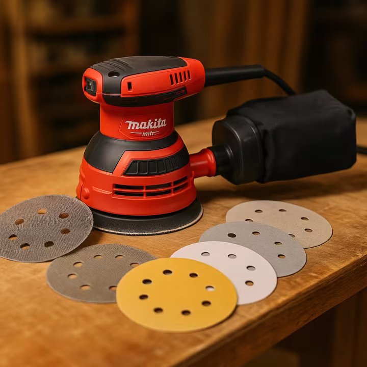 Mejores lijas para la Makita M9204 según el tipo de madera