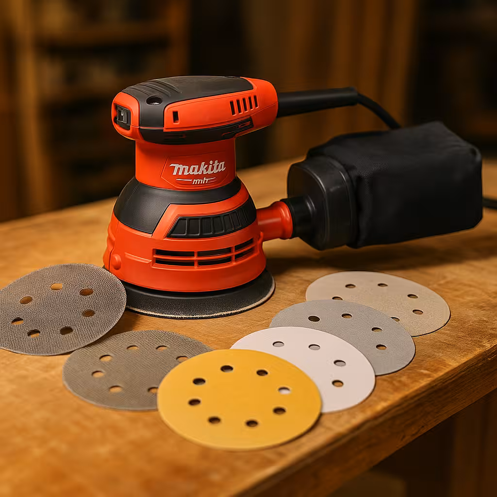 Mejores lijas para la Makita M9204 según el tipo de madera