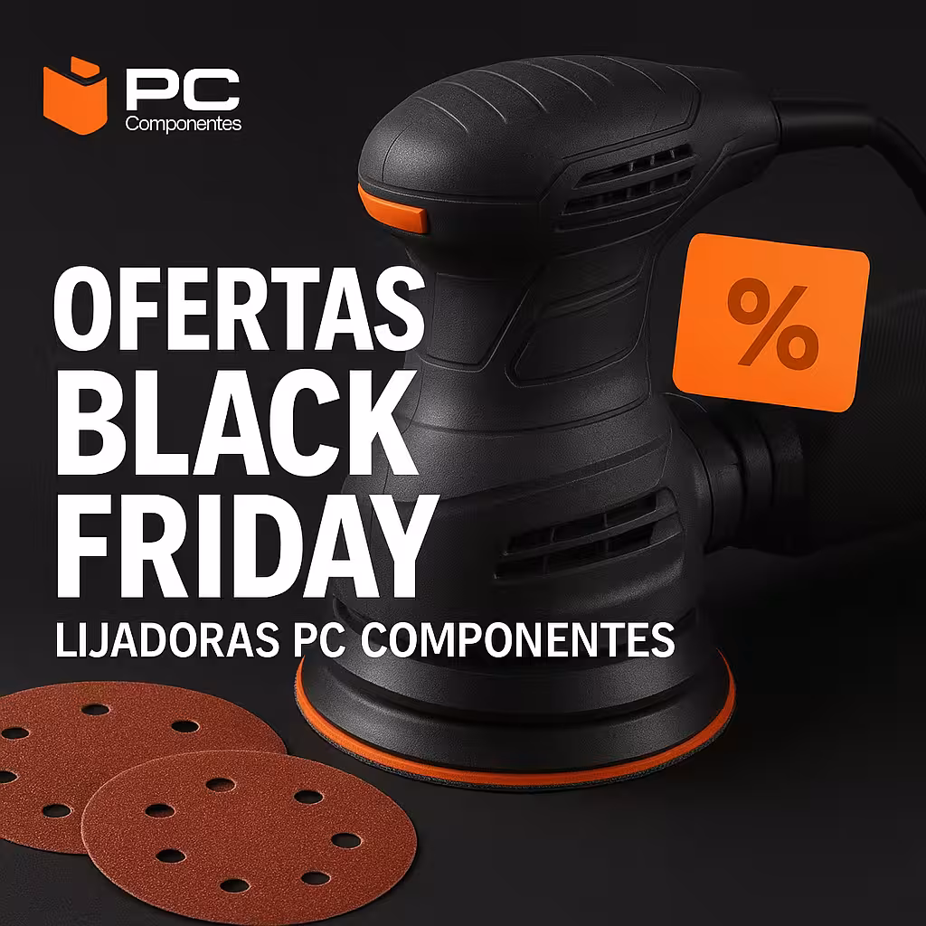 Ofertas de lijadoras en PC Componentes en Black Friday y Cyber Monday