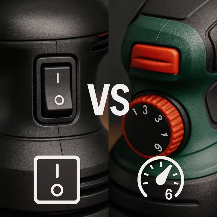 Velocidad fija vs regulable en lijadoras Ø125 cuándo importa y cómo ajustarla