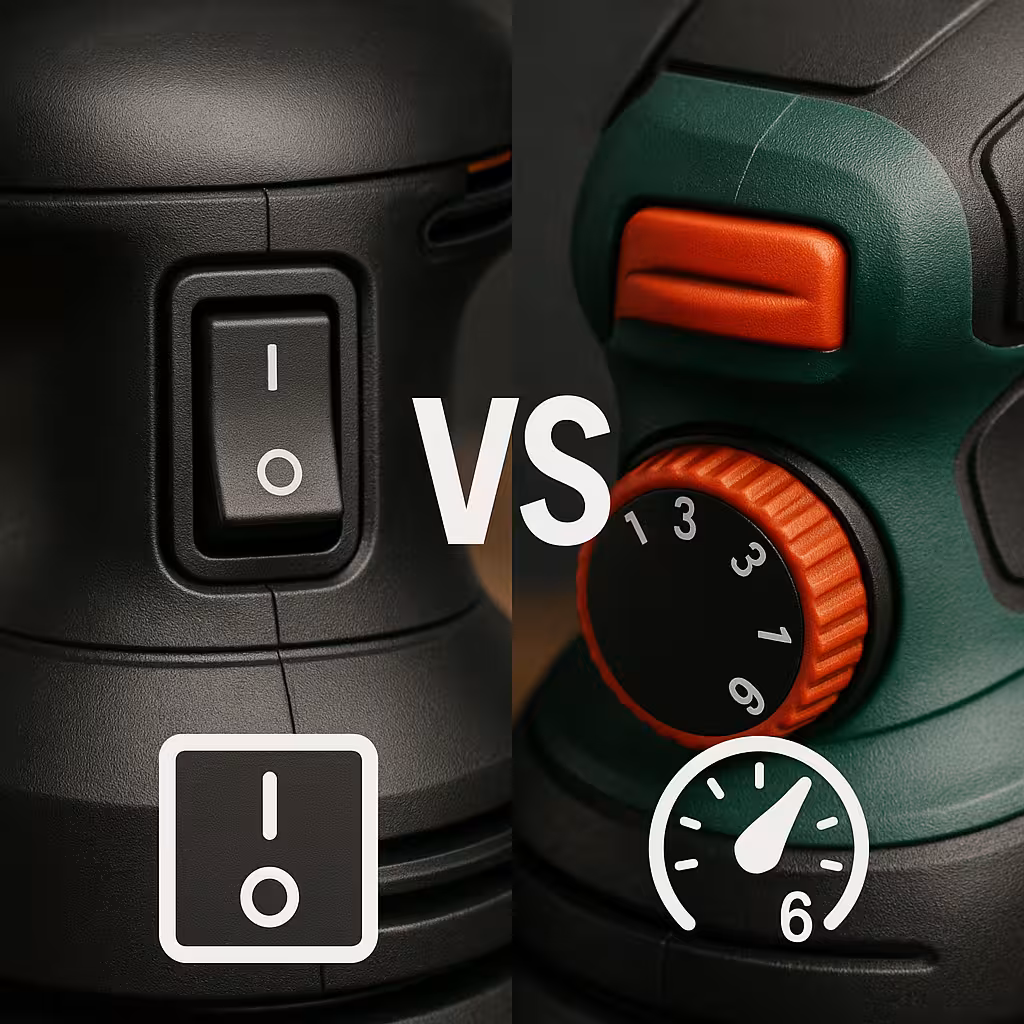 Velocidad fija vs regulable en lijadoras Ø125 cuándo importa y cómo ajustarla