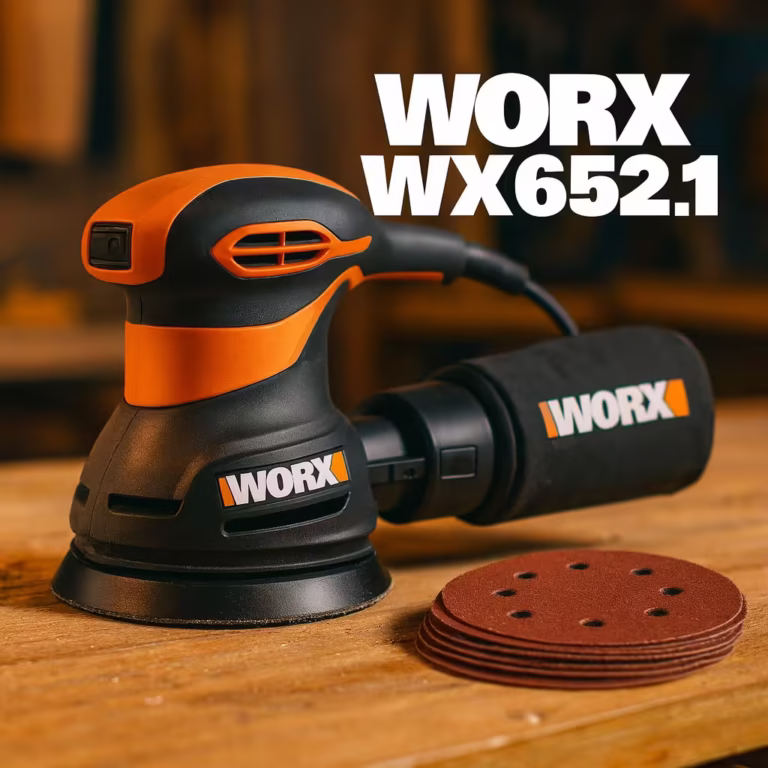 Worx WX652.1 lijadora roto-orbital Ø125 (320 W) — prueba, ficha y ofertas