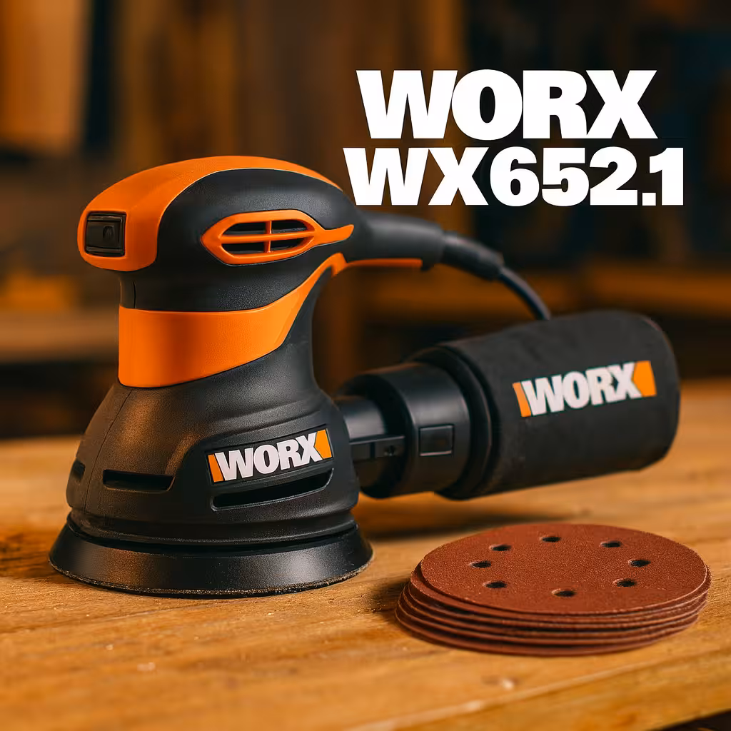 Worx WX652.1 lijadora roto-orbital Ø125 (320 W) — prueba, ficha y ofertas
