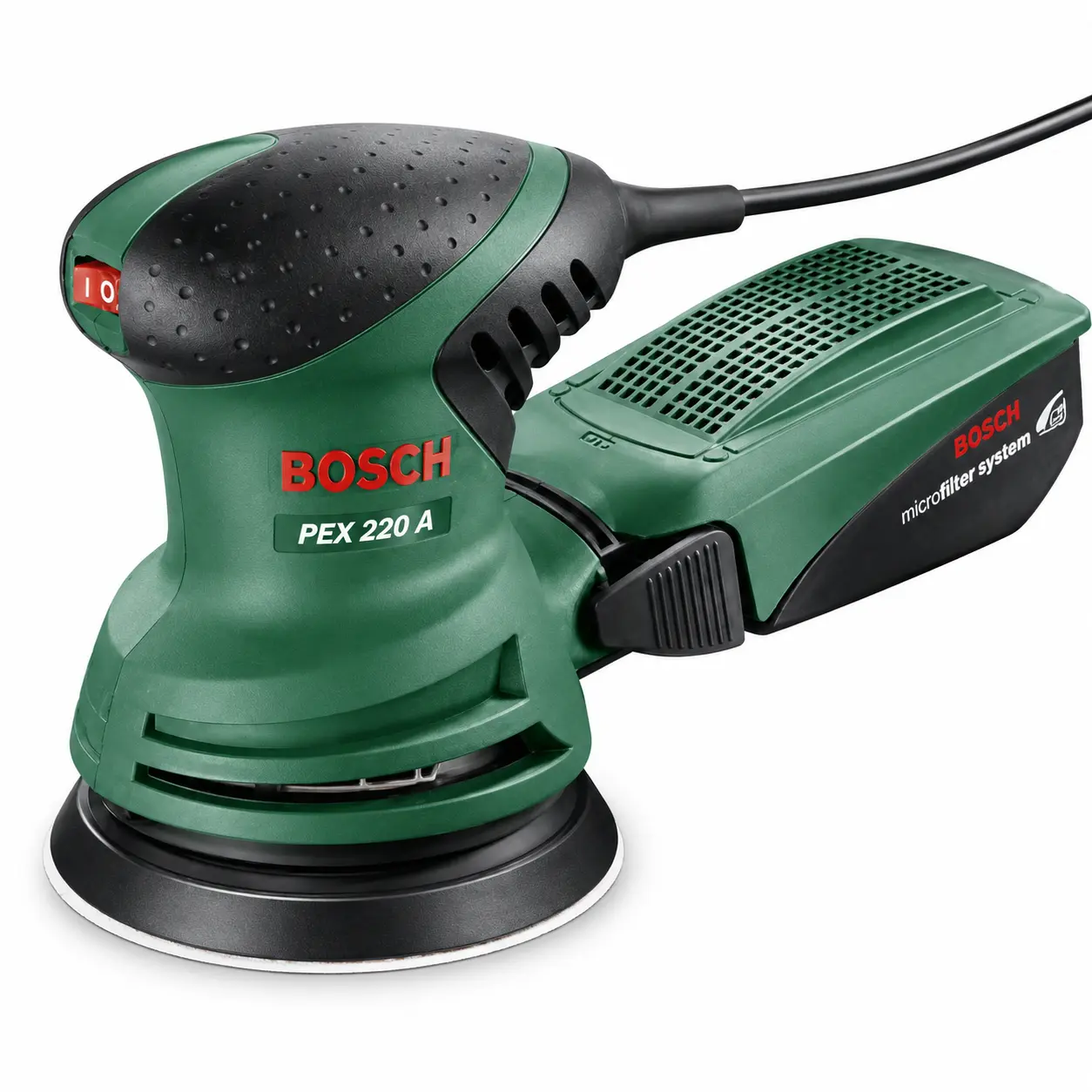 Bosch PEX 220 A, lijadora exc&eacute;ntrica de 125 mm para bricolaje en madera