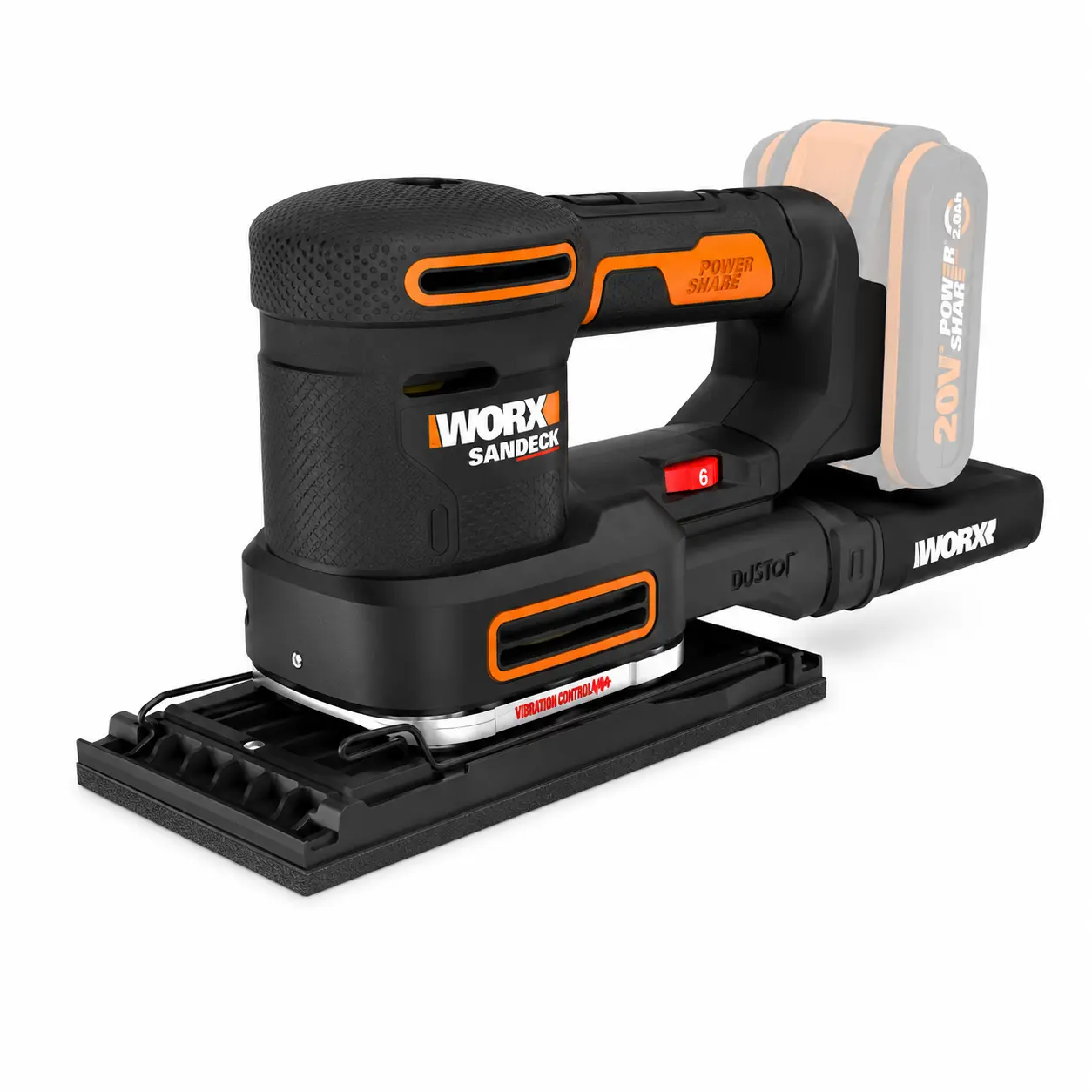 Worx WX820.9 Sandeck multilijadora 5 en 1 en Black Friday