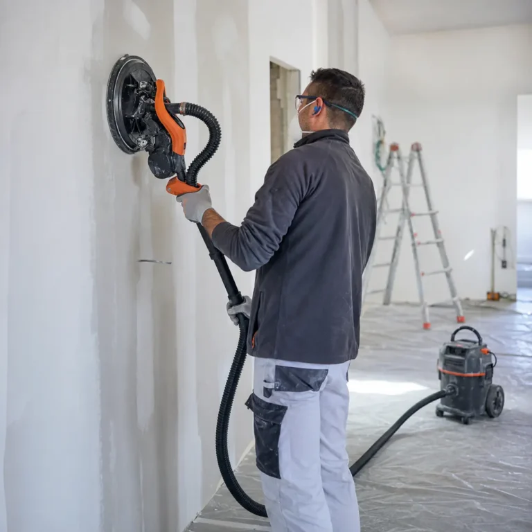 Lijadoras jirafa para pared y techo Ø225, mallas y aspiración